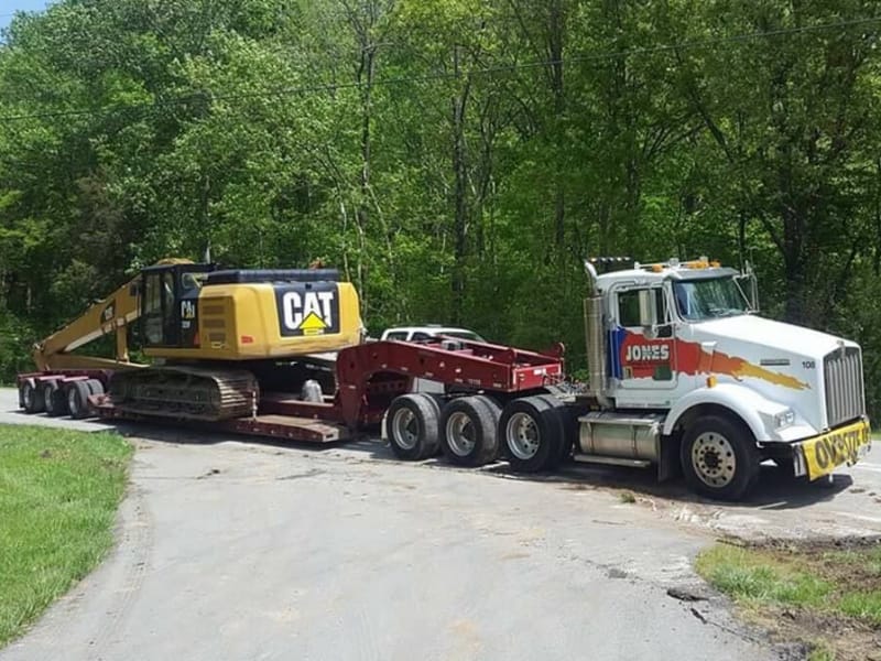 Russellville construction equipment towing
